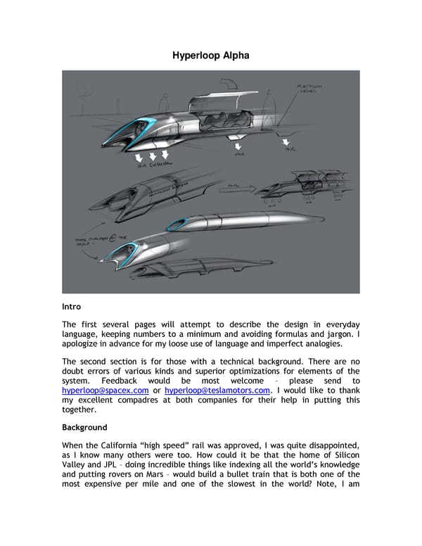 Hyperloop Alpha - Page 1